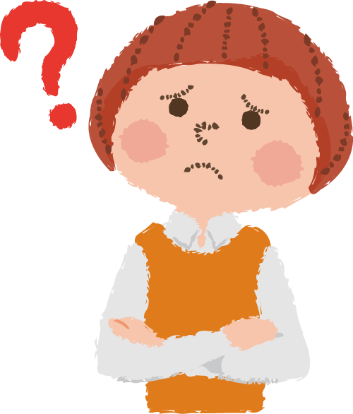 迷った女の子